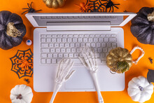 Halloween Office Laptop Background