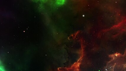 Wall Mural - Space Flight Into The Dusty Side  Of Orion