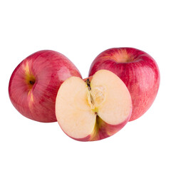 Wall Mural - red apple isolated on a transparent background