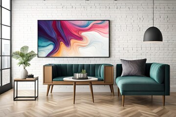 motivational quotes on the attractive wall with beautiful room marble ink abstract art from exquisite original painting for abstract background .Painting was painted on high quality paper texture.