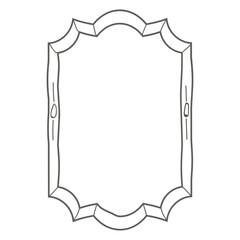 Sticker - Vintage frame illustration