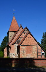 Sticker - Historical Church in the Village, Kirchwalsede, Lower Saxony