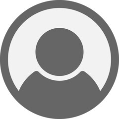 Poster - Generic Anonymous Social Media Web User Account Profile Avatar Image Symbol Icon. Vector Image.