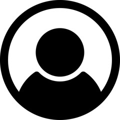 Poster - Generic Anonymous Social Media Web User Account Profile Avatar Image Symbol Icon. Vector Image.
