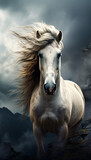 Fototapeta Konie - The Stunning Beauty of a Magnificent Horse