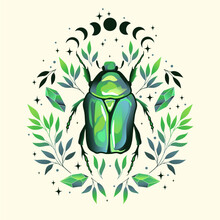 Retro Hippie VW Beetle Art Print Free Stock Photo - Public Domain Pictures