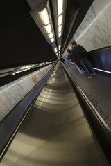 Sticker - Interior of a tube station