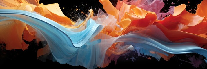Aufkleber - Fashion art background with fantasy bright combinations, Symbol of creativity, Lines, Graphics.
