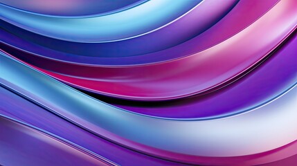 Poster - Enigmatic 3D metallic gradient layers