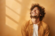 © Anastasiia - Happy European Man On Beige Background
