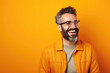 © Anastasiia - A Man With A Beard And Glasses Smiling