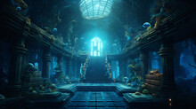 Fantasy Underwater Deep Ocean Mysterious Antiquity