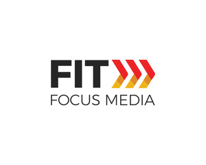 Bold and strong forward arrow based logo design fitness and gym business.