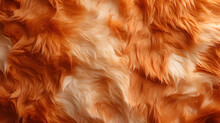 Texture Of Orange Fur, Close - Up
