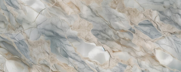 Natural gray marble texture background with golden inserts