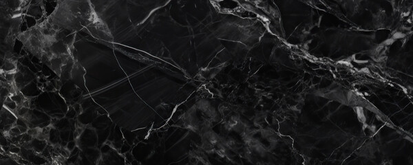 Wall Mural - Natural black marble texture background