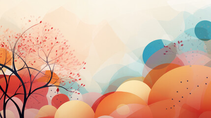 Wall Mural - Autumn Abstract Background