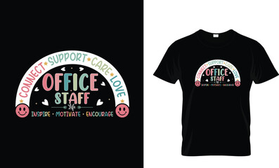 Poster - office staff life t shirt design 