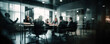 © Yeti Studio - Blurry scene of business office, ideal for business backgrounds. Copy space