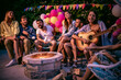 © ivanko80 - Group of friends having fun in camp