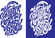 © UMRAN - Vector hand drawn typeface in graffiti style.