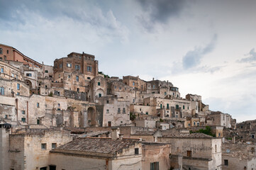 Wall Mural - Beautiful view of the famous ancient city of Matera in Italy