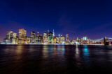 Fototapeta Nowy Jork - Manhattant at Sunset