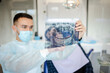 © Oleksii Syrotkin/Stocksy - Modern technology. X-ray scan. Diagnostic. Technique. Healthcare