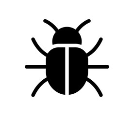 Poster - Vector bug icon.