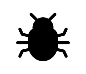 Poster - Vector bug icon.