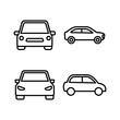 © zo3listic - Car icon vector. Car sign. sedan