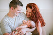 © Inna Reznik/Stocksy - Milestone in Lives of Young Couple The Birth of Their First Child.