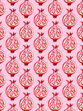 Illustration Of A Pomegranate Fruit Pattern