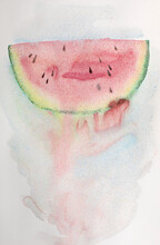 Watermelon Slice Illustration
