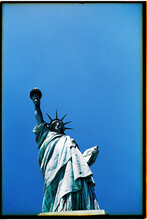 Statue Of Liberty Against The Sky, 35mm