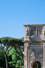 Arch Of Constantine In The Morning