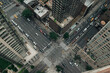 © Yakov Knyazev/Stocksy - top-down view from a high rise, nyc streets