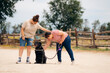© Santi Nuñez/Stocksy - concept learning by animal assisted living