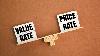 balance of price rate and value rate. value rate is heavier. VALUE and PRICE balancing. Price vs Value.