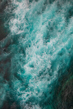 Aerial View Of Sea Waves