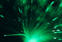 Abstract Ethereal Green Explosion