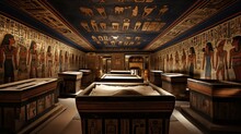 Ancient Tombs Of Egyptian Pharaohs. Created Using Generative AI Technology.