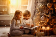 © the_lightwriter - kids celebrate Christmas with gifts