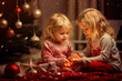© the_lightwriter - kids celebrate Christmas with gifts