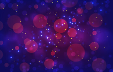 Wall Mural - purple bokeh blurred background