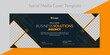 Corporate business social media cover template web banner template