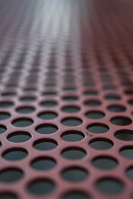 Red Metal Grille Background
