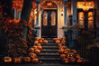 © Kalim - AI generated image of halloween house decoration
