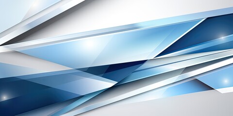 Blue white dynamic abstract technology 3d background, business presentation banner sale event party