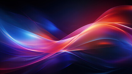 Abstract colorful waves background.